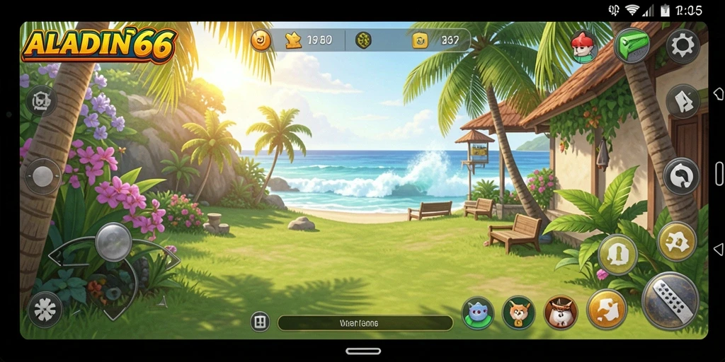Tampilan gameplay yang menarik dan menghibur di ALADIN66.