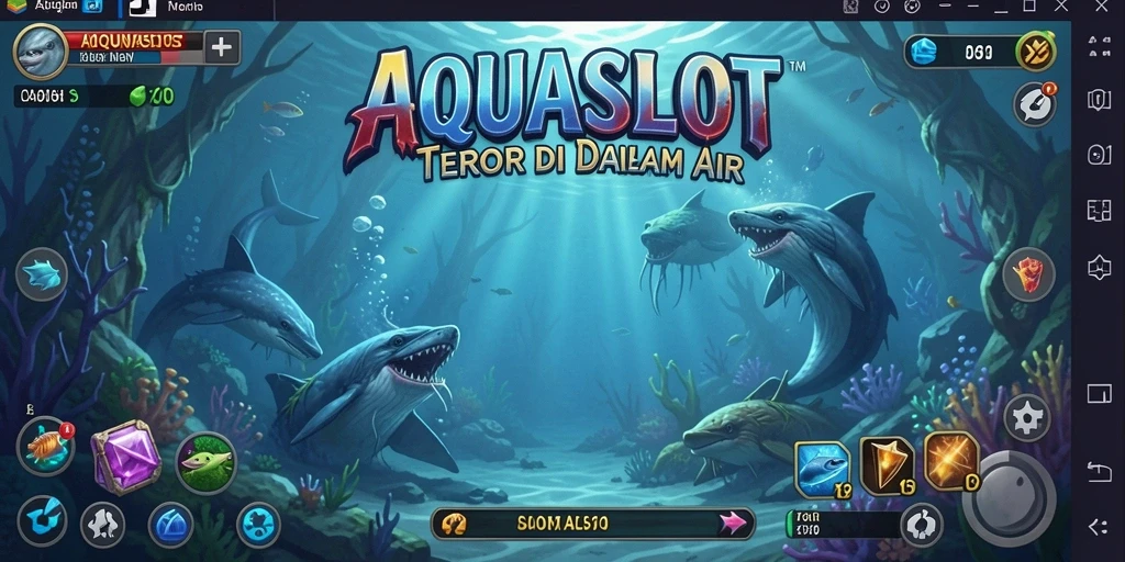 Gameplay AQUASLOT yang penuh ketegangan dan teror mendalam.