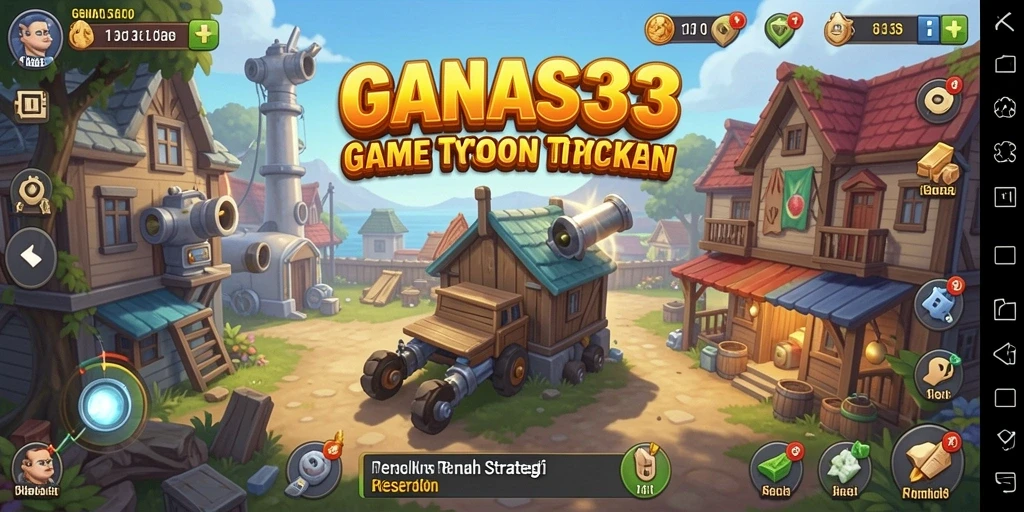 Tampilan gameplay yang menarik dari GANAS33 yang penuh strategi.