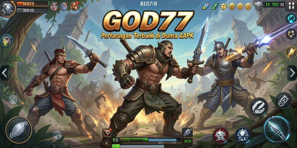 Tampilan gameplay mendebarkan dari <strong>GOD77</strong> dengan pertarungan intens.