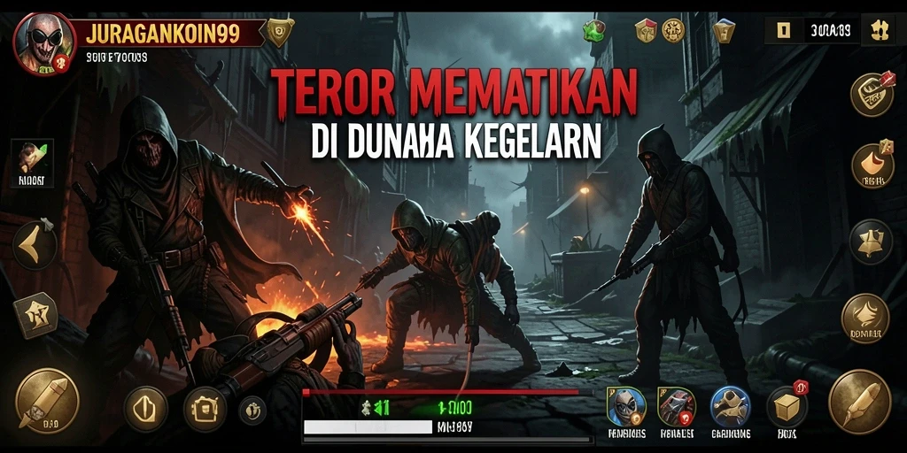 Gameplay JURAGANKOIN99 yang menyeramkan dan menegangkan.