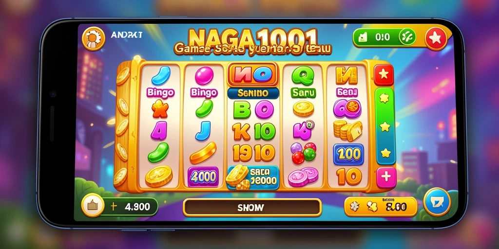 Tampilan gameplay seru dalam NAGA1001 yang menampilkan permainan Bingo.