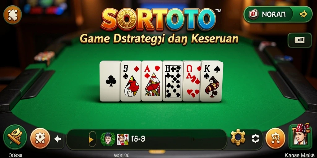 Tampilan gameplay SORTOTO yang seru dan menantang.